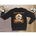 thumbnail image 5 of Happy Halloween Maltese Witches Hat Pumpkin Carving Sweatshirt Unisex Merch Maltese Dog Lover Gifts Idea - 02019, 5 of 6