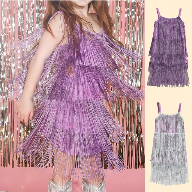 Milgrthf Robe d'Été Trapèze Mignonne en Coton et Lin pour Filles, Ample, Col Rond, Sans Manches, Décontractée, Évasée, Style Débardeur, pour 3-12 Ans, Vert, 5 Ans