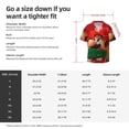 thumbnail image 5 of Lsque Mario print Men's Cuban Collar Short Sleeve Shirt Summer Beachwear Casual Button Down Fashionable Vacation Leisure Shirt-XX-Large, 5 of 7