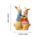 thumbnail image 3 of Cute Easter Bunny Shaped Decorations For Living Room Entryway And Bedroom Resin Crafts Ornaments And Statues., 3 of 6
