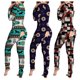 thumbnail image 4 of Vantage-Pijama sexual para mujer, Body con estampado navideño en la espalda y el trasero, mono cálido de manga larga, ropa de descanso 2023, 4 of 4