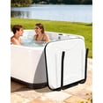 thumbnail image 3 of Élévateur de Couvercle de Spa pour Spa, Aluminium Robuste avec Assistance au Pliage à 360°, Support Réglable à Profil Bas Résistant à la Rouille, Cadre Enduit de Poudre, 3 of 6