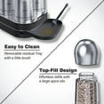 thumbnail image 7 of COSPRO 3-in-1 Wireless Charging Electric Salt and Pepper Grinder Set, Rechargeable Automatic Stainless Steel Spices Mill Set - One-Hand to Operate, Adjustable Coarseness, Easy Cleaning, 7 of 7