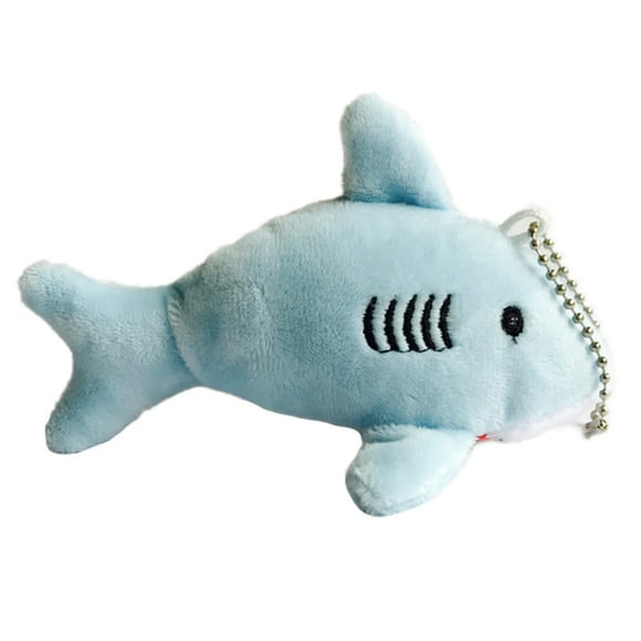 Shark Plush Keychain Plush Animal Key Chain Mini Shark Pendant for Bag Key Phone