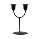 thumbnail image 2 of Portavelas Candelabros Centros de mesa Candelabros Velas Linterna de metal Velas cónicas Soporte Candelabro para sala de estar Festival Negro, 2 of 9
