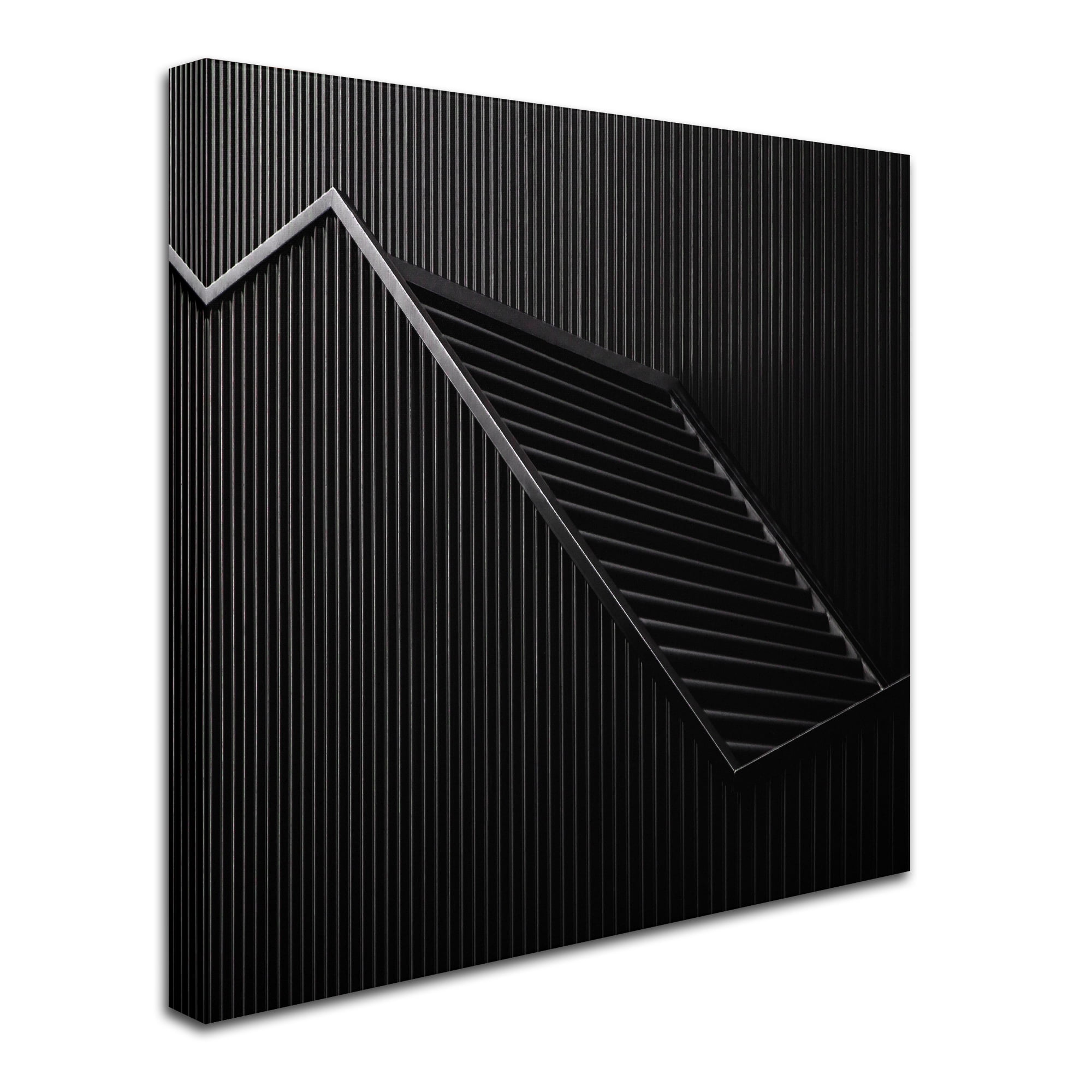 Gilbert Claes 'Black Light' Canvas Art