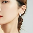 thumbnail image 5 of Fiudx Pendientes de Aro de Circonita, Delicado Conjunto de Piercings, Regalo de Moda para San Valentín, Uso Diario, Accesorio de Fiesta, Regalo para Novia., 5 of 5