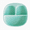 Mint, variant on Dreamroo Silicone Divided Suction Plate, Baby and Toddler for Ages 6 months+, BPA Free, Microwave & Dishwasher Safe, Blue