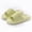 Green, variant on Women's Fashion Casual Summer New Thick-Soled Wave Comfortable Wear Indoor Bathroom Slippers