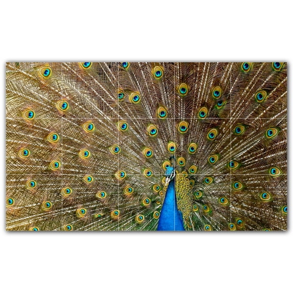 Picture-Tiles.com: Bird Ceramic Tile Wall Mural WAL500197-53XL. 60"W x 36"H using (15) 12" x 12" Ceramic Tiles-Satin Finish