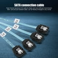 thumbnail image 3 of MINI SAS 4SATA Transmission Cable, Pure Copper Gold Plated Contacts 7P To 4SATA Data Cable 1.6ft 12Gbps Connect To SDD Hard Disk  For PC, 3 of 8