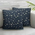 thumbnail image 3 of Girly Rose Gold Glitter Confetti Polka Dots Throw Pillow Cover Circle Spotted Modern Luxury Round Fall Regular Repeat Chic Marble Pink Pillow Case  Decorative Men Women Boy Girl Room, 3 of 5