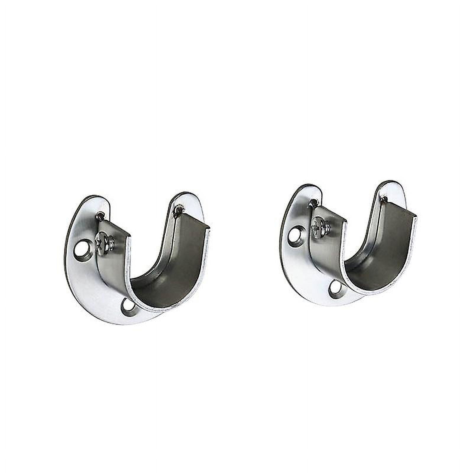Soportes Para Barra De Armario Acero Inoxidable - 2 Piezas, Para Tubos De 32 Mm