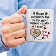 thumbnail image 5 of Personalized Best Cat Dad Mug Happy Pawthers Day Cats Coffee Mugs Cup 11oz 15oz Birthday Christmas Father's Day Gifts From Daughter Son For Dads Kitten Lovers Owners Custom Name Photo, 5 of 8