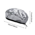 thumbnail image 4 of KANG Glitter Style Beret For Elegant Daily Wear Soft Slouchy Hat Feminine Dressy Occasion Silver A, 4 of 5