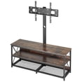 thumbnail image 2 of STAWAY 48" TV Stand with Mount for 32-75" TVs, Adjustable Height & Angle, Power Outlet & Storage, Easy Assembly - Perfect for Living Room & Bedroom, 2 of 9