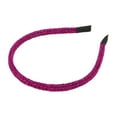 thumbnail image 4 of Unique Bargains 1 Pc Headband Colorful Yarn Hair Accessories for Women Purplish Red, 4 of 5