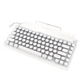 thumbnail image 4 of Retro Typewriter Keyboard, USB C /  / BT Mechanical Keyboard with Knob Control, Round Keycaps & Blue Switch, Plug and Play, Ergonomic Keyboard for Phone Laptop, 4 of 7