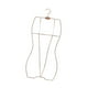 thumbnail image 4 of Percha de hierro para trajes de baño infantiles con forma de cuerpo, soporte organizador multiusos. Oro rosa, 4 of 9
