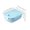 A-M, variant on Square Microwave Safe Plastic Bento Box One Compartment with Built in Spork, Compact Lunch Container for Youngster Office Salad Fruit, Cute Dorm Move In Gift for Him Her