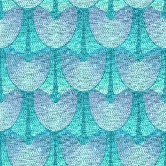 Ahgly Company Machine Washable Indoor Square Transitional Blue Area Rugs, 6' Square