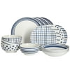 Gap Home New Blue 16-Piece Blue & White Decal Fine Ceramic Dinnerware Set