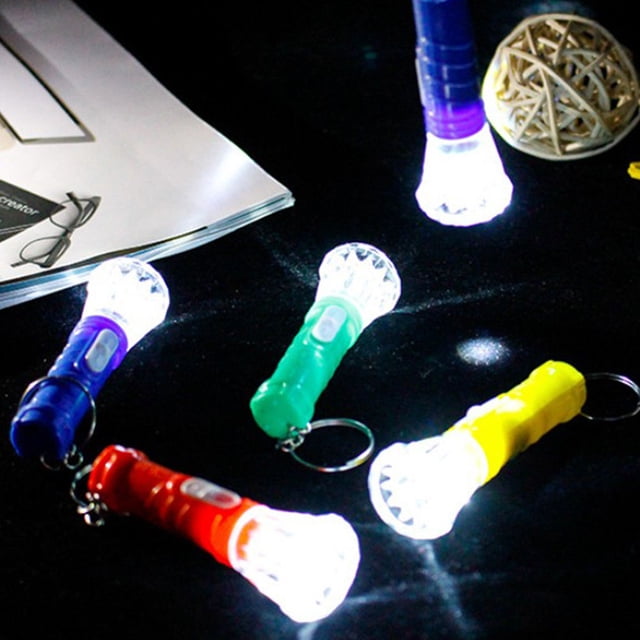 OULII 40pcs Torch Keyrings Plastic for Fishing Emergency Usage Compact Design