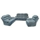thumbnail image 1 of Sala Modular de 3 plazas Reclinable Gris 3-2-1 con 6 plazas Tela Velvet Sephir Bossa, 1 of 10