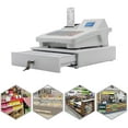 thumbnail image 3 of Electronic Cash Register Pos System Supermarket Bar Retail Shop with Cash Drawer White, 3 of 16
