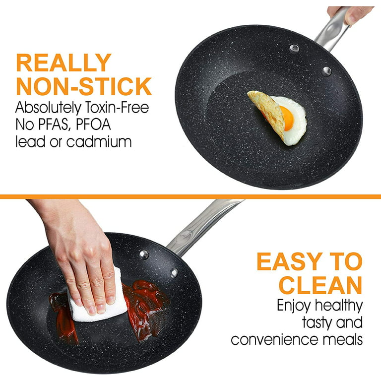 Kitchen Academy Nonstick Granite-Coated 12/15-piece Cookware Set - On Sale  - Bed Bath & Beyond - 29809244