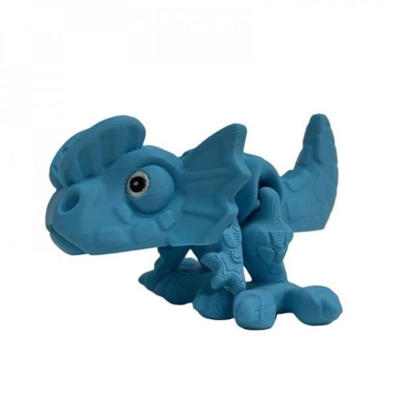MDR Trading Inc. SC-105.75.732 3D Printed Blue Dilophosaurus Flexi Dinosaur Figurine