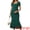 Green, variant on Women's Bodycon Fitted Stretchy Ribbed Midi Maternity Dress S Black