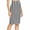 Black, variant on BUWTTER Women's Skirts Slim Striped Dress Fashionable Casual Work High Waist Pencil Below Knee Length Black Skirt L