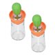thumbnail image 4 of 2 recipientes para aceite con cepillo de silicona, dispensador de aceite para cocina, asar, hornear, cocinar, naranja y verde., 4 of 14