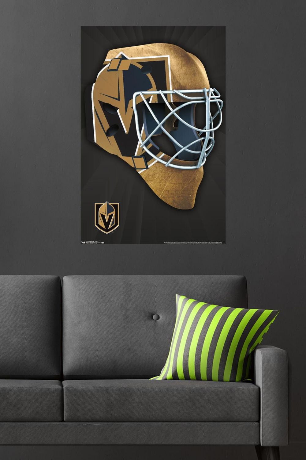 NHL Vegas Golden Knights - Mask 17 Wall Poster, 22.375" x 34"