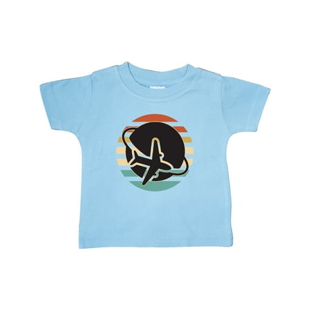 

Inktastic Airplane Trip Vintage Travel Gift Baby Boy or Baby Girl T-Shirt