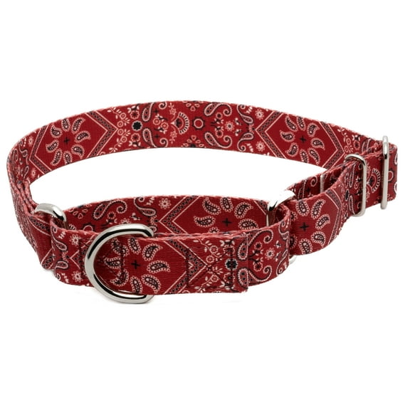 Country Brook Petz® Red Bandana Martingale Dog Collar, 2XS