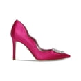 thumbnail image 2 of Sam Edelman Womens Harriett Satin Embellished Pumps, 2 of 3