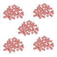 thumbnail image 1 of 250 Juntas Tóricas de Silicona de 0.118 Pulgadas x 0.315 Pulgadas x 0.098 Pulgadas., 1 of 5