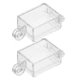 thumbnail image 1 of Miangastore Emergency Button Protection Cover Transparent 2Pcs 2.4X1.2X0.8In, 1 of 9