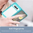 thumbnail image 5 of for Google Pixel Fold Clear Case, Transparent Pixel Fold Back Cover TPU + PC Shockproof Drop Protection Slim Phone Case for Google Pixel Fold 2023 - Blue, 5 of 14