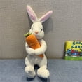 thumbnail image 3 of CHOYURME CHONYURM Easter Bunny Rabbit Soft Plush Toy 11 Inch Bunny Stuffed Animal Birthday Easter Gift for Toddler Girls Boys Kids, 3 of 8