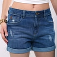 thumbnail image 3 of Short Dama SB4762C Savi Jeans Tiro Medio Mezclilla Azul, 3 of 6