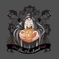 thumbnail image 2 of Junior's Snow White and the Seven Dwarfs Evil Queen Pumpkin  Racerback Tank Top Charcoal Medium, 2 of 4