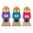 thumbnail image 4 of Advancent Figuras de escultura de madera, arte 3D, artesanía, decoración de dibujos animados artificiales, accesorio de adorno, regalo para niños para Artesanía No.03 Advancent HA009917-03B, 4 of 6