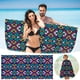 thumbnail image 1 of Microfiber Beach Towel Super Colorful Bath Towel Sandproof Beach Blanket Multi-Purpose Towel For Travel Swimming Pool 30x60 Inch, 1 of 9