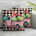 thumbnail image 3 of Nawypu  Easter Pillow Covers Easter Decorations for Spring Farmhouse Pillows Easter Decorative Throw Pillows Buffalo Plaid Bunny Eggs Throw Cushion Case for Home Decor TH086-18, 3 of 5