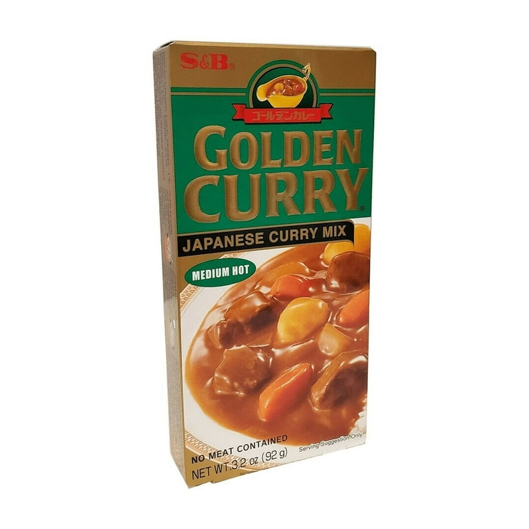 SB, Japanese Curry Mix, Medium Hot 3.2 Oz, Versatile Flavor