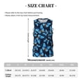 thumbnail image 4 of Honeii Blue Butterfly print basktball shirt for men and women, Unisex basketball jersey for Theme party-Small, 4 of 6