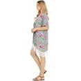 thumbnail image 2 of HAPPY BAY Women's Front Open Holiday Kimono Duster Cardigans XL-XXL Pink-AB849, 2 of 5